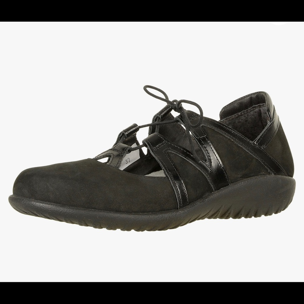 NAOT nubuck and leather shoes